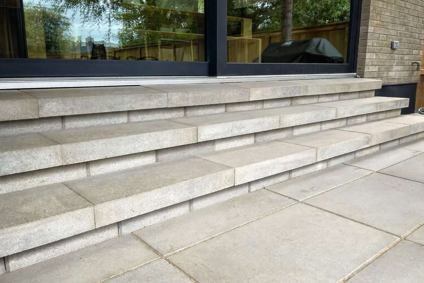 Concrete steps construction in Bryan, TX