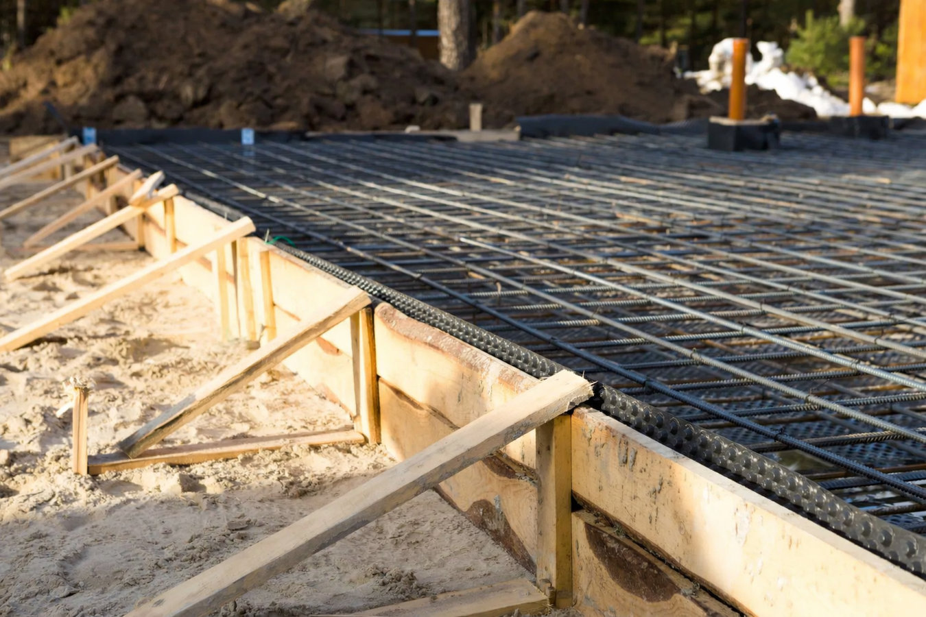 Slab foundation building in Bryan, TX